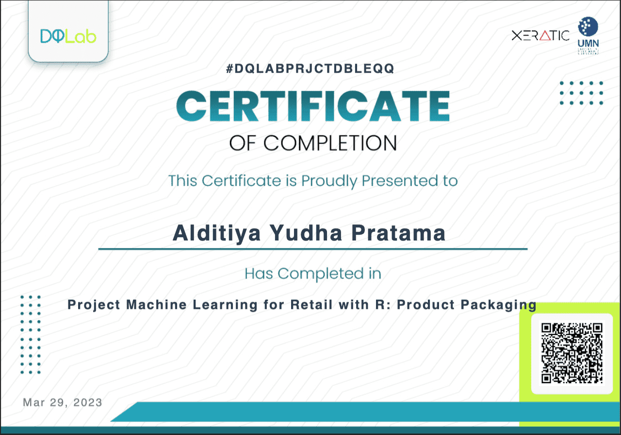 Project Machine Learning for Retail with R: Product Packaging