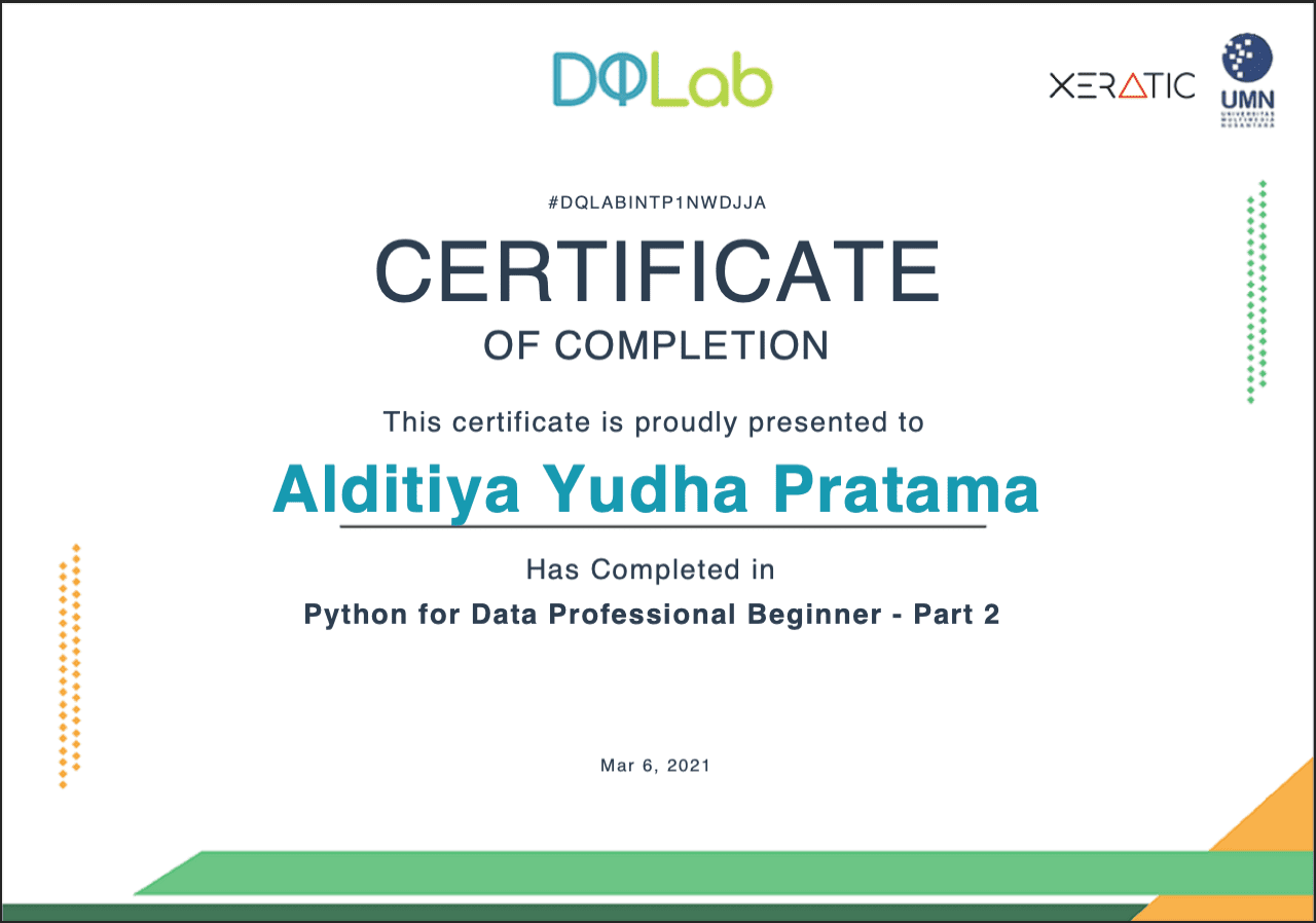 Python for Data Science Part 2